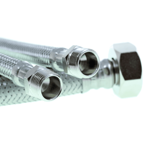 Kit de 2 flexibles INOX L=800mm - Raccordement adoucisseur